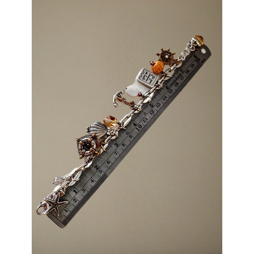 Brighton Ship to Shore nautical Beach sailing charm bracelet - Picture 6 of 8